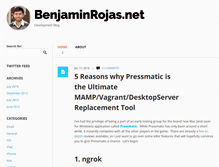 Tablet Screenshot of benjaminrojas.net
